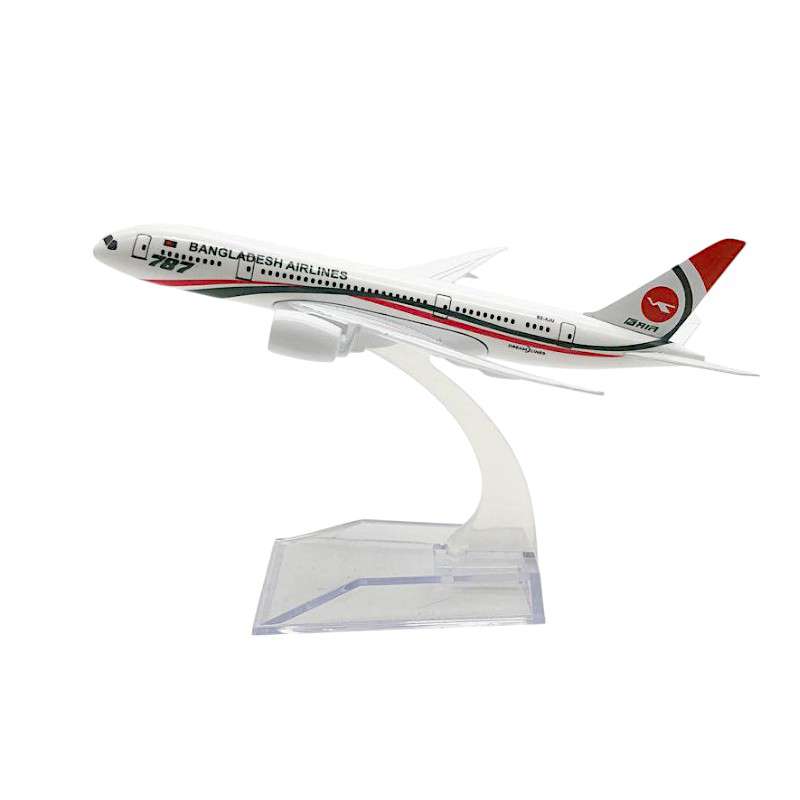 Bangladesh Biman Boeing 787 Metal Aircraft – 16cm with stand
