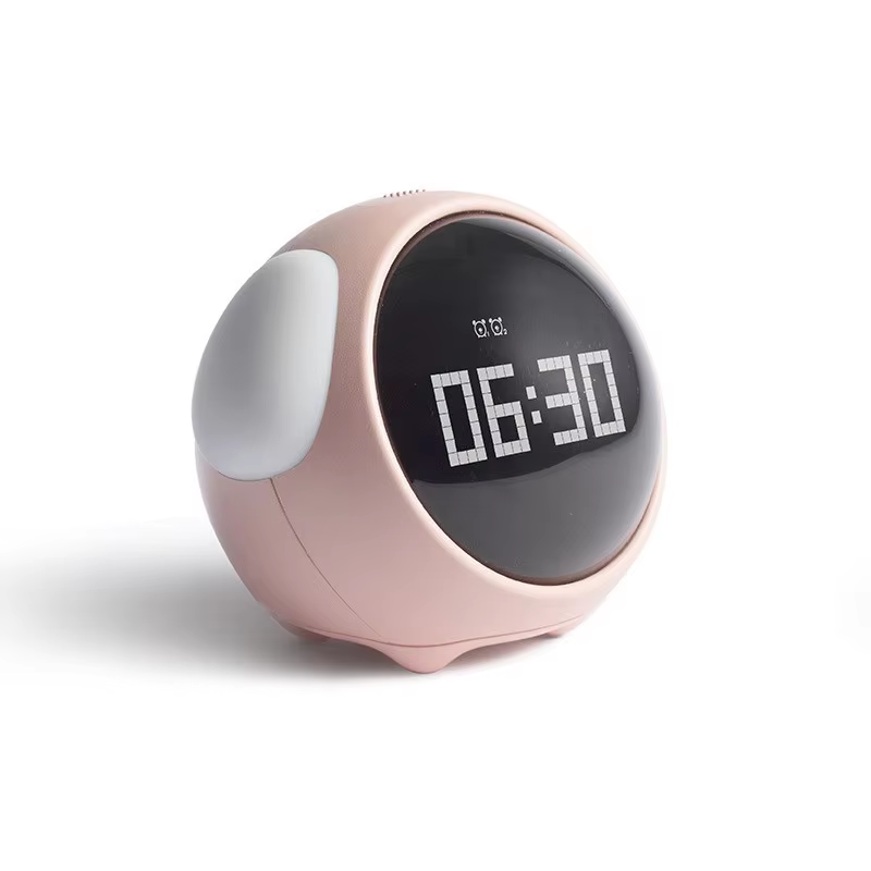 Cute Expression Multi Function LED Pixel Alarm Clock