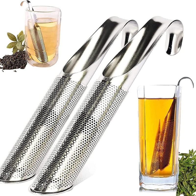 Tea Strainer Amazing Stainless Steel Tea Infuser Pipe Design Touch Feel Good Holder Tool Tea Spoon Infuser Filter